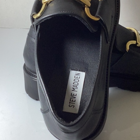 Haezel Womens Faux Leather Bit Loafers - Picture 8 of 11